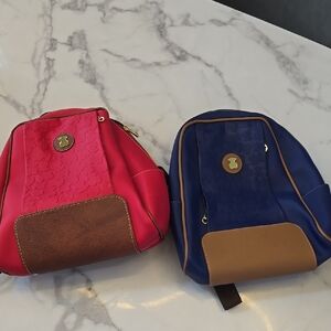 Tous Backpacks Red & Blue